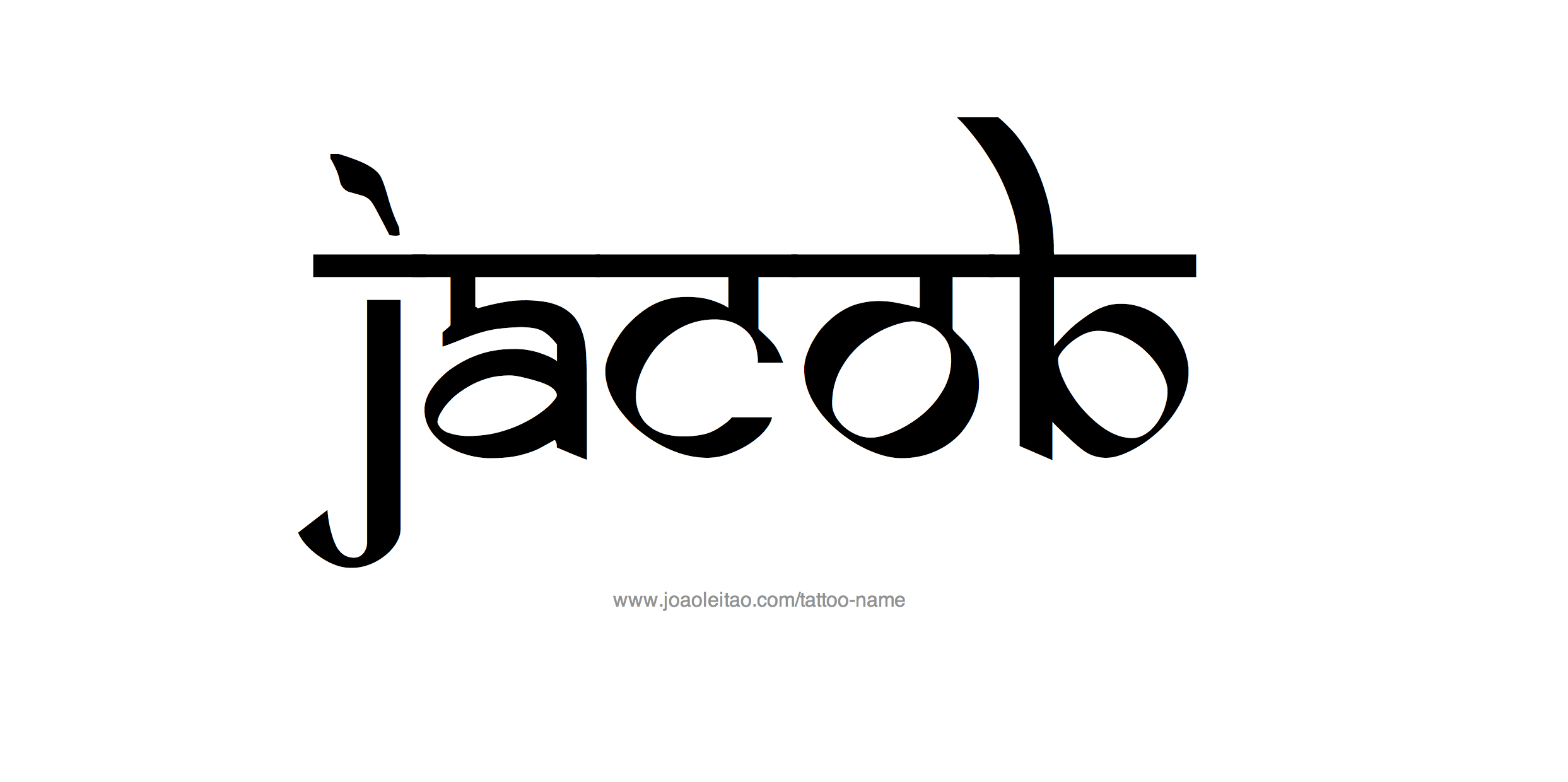 Jacob Name Tattoo Designs